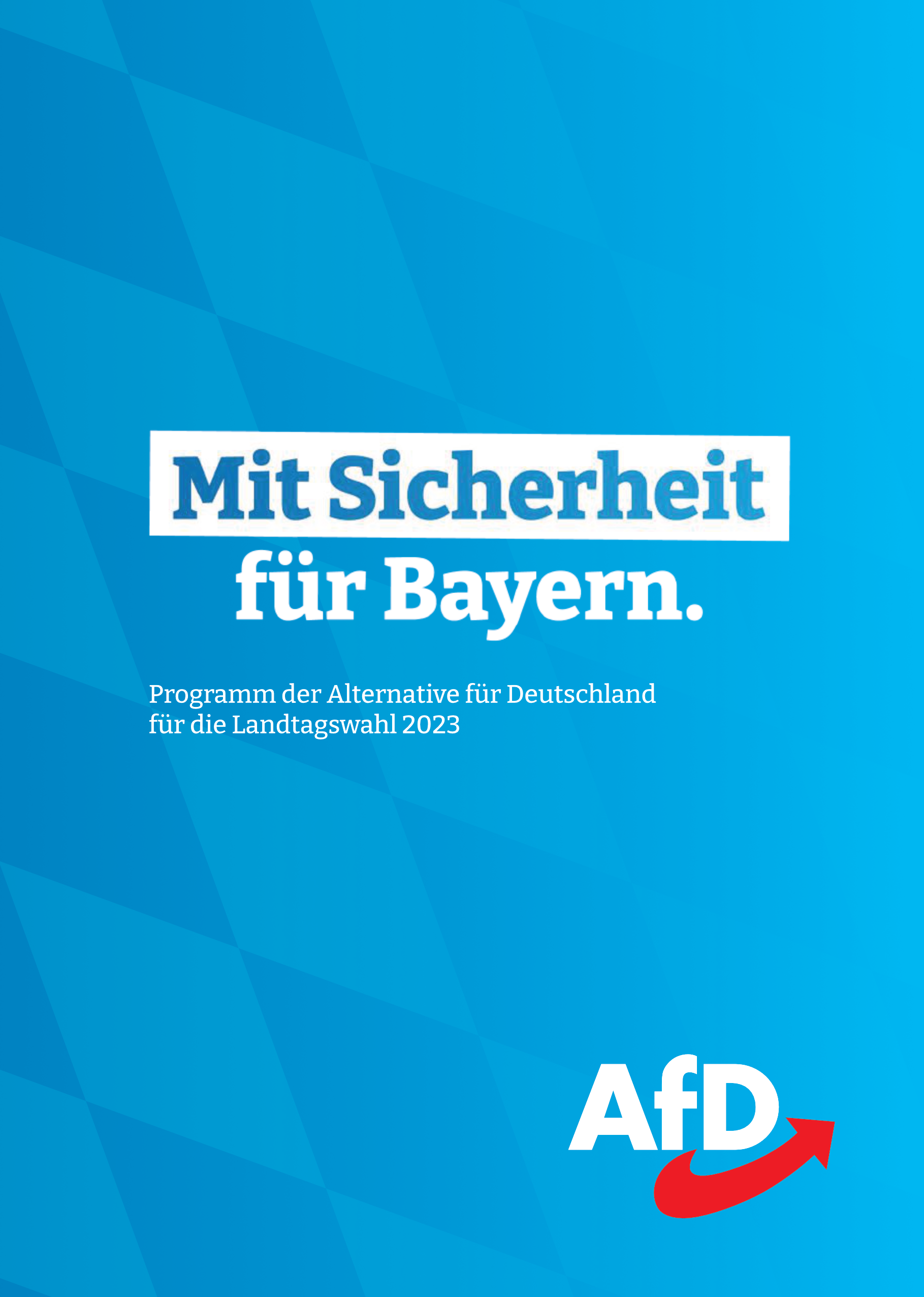 Landtagswahlprogramm AfD Bayern
