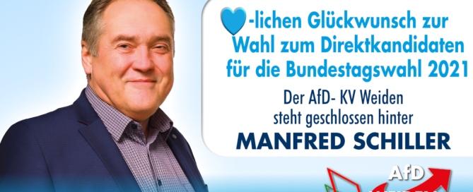 AfD Kandidat Manfred Schiller Bundestag