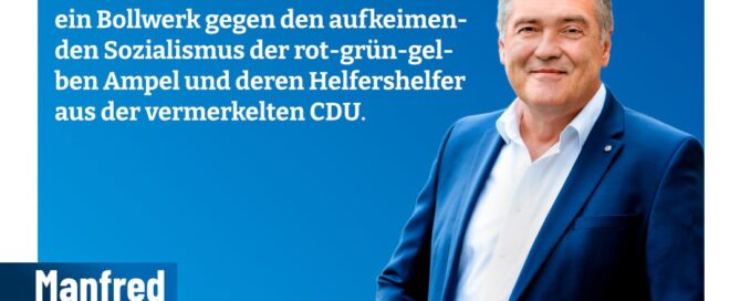 Manfred Schiller - AfD Weiden - Wort zum Sonntag 2023-07-30 - Gefahren des Sozialismus