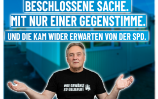 Manfred Schiller AfD - Flüchtlingsunterkunft in Plößberg - Beschlossene Sache.