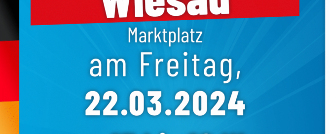 AfD Weiden - Infostand - Wieseau - 22.03.2024