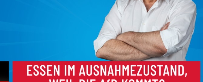 Manfred Schiller AfD - Essen im Ausnahmezustand